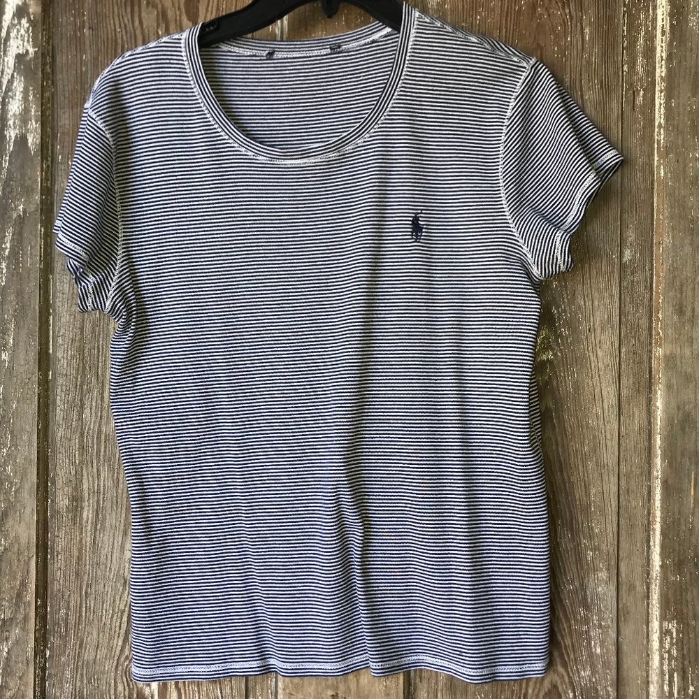 Navy and White tee-shirt